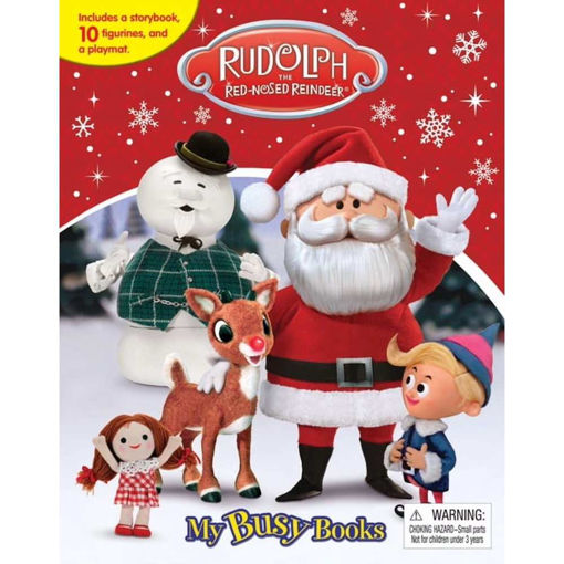 Picture of BUSY BOOK - RUDOLPH THE RED NOSE REINDEER